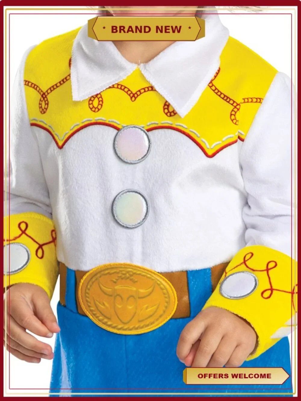 Jessie Toy Story Deluxe Infant Costume One-Piece Jumpsuit with Hat